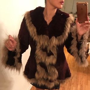 Vintage Style Fur Coat